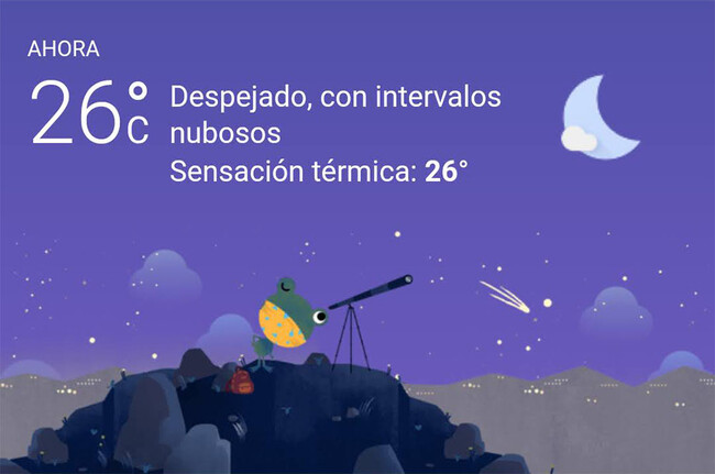Tiempo Google