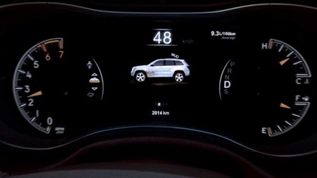Jeep Grand Cherokee, controles visuales