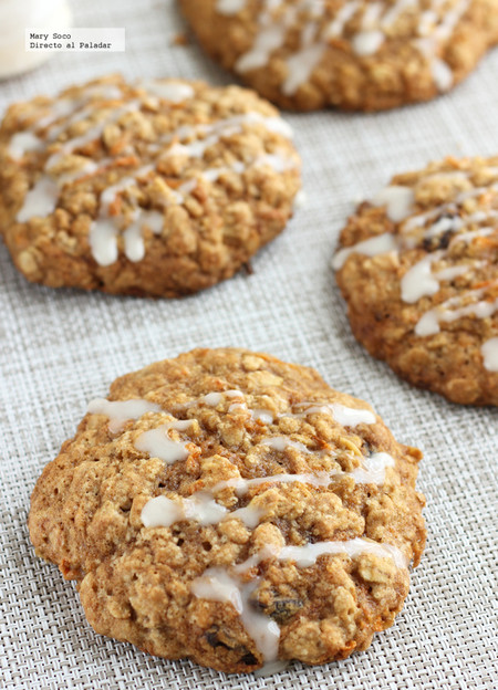 Galletas de avena y zanahoria. Receta