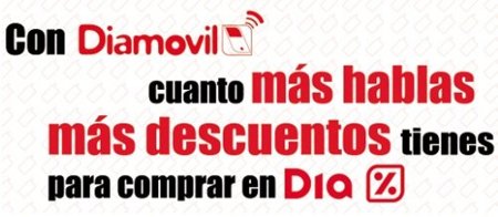 Diamóvil añade descuentos por cada compra y por cada recarga
