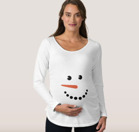 Camiseta Premama Zazzel Navidad
