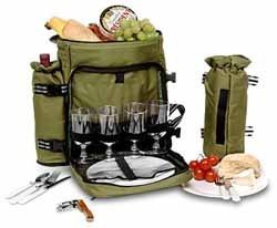 Mochila con kit de picnic incluido