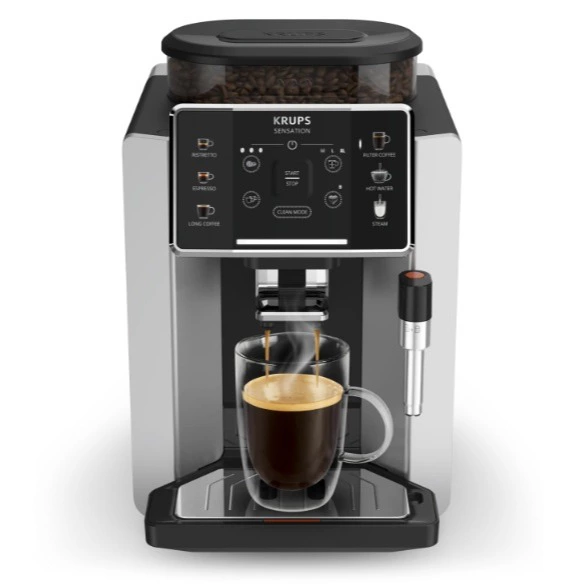Cafetera superautomática - Krups Sensation C90 EA910E10, 1450 W, 15 bar