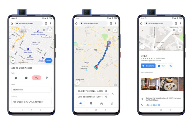 Arcane Maps es una alternativa a Google Maps enfocada en la privacidad ...