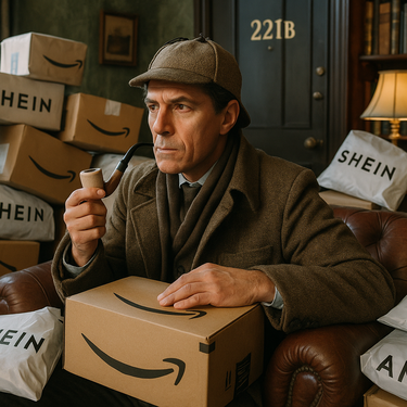 Sherlock Holmes y el misterio de los paquetes de Shein. Su museo en Londres está inundado de devoluciones de tiendas chinas