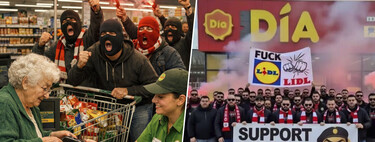 There is such an obsession with supermarkets in Spain that they even have their own "hooligans" generated by AI