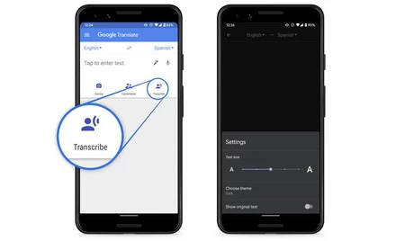 Google翻訳テキストの文字起こし