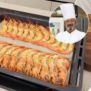 Los gambones al horno de Karlos Arguiñano son el plato de marisco más fácil, económico y  resultón de la Navidad