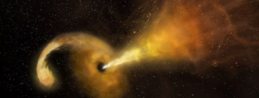 O flagrante inédito de um buraco negro gigante engolindo uma estrela no espaço 