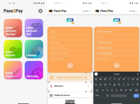 Google Pay の Covid 証明書