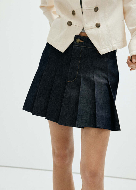 falda denim tablas