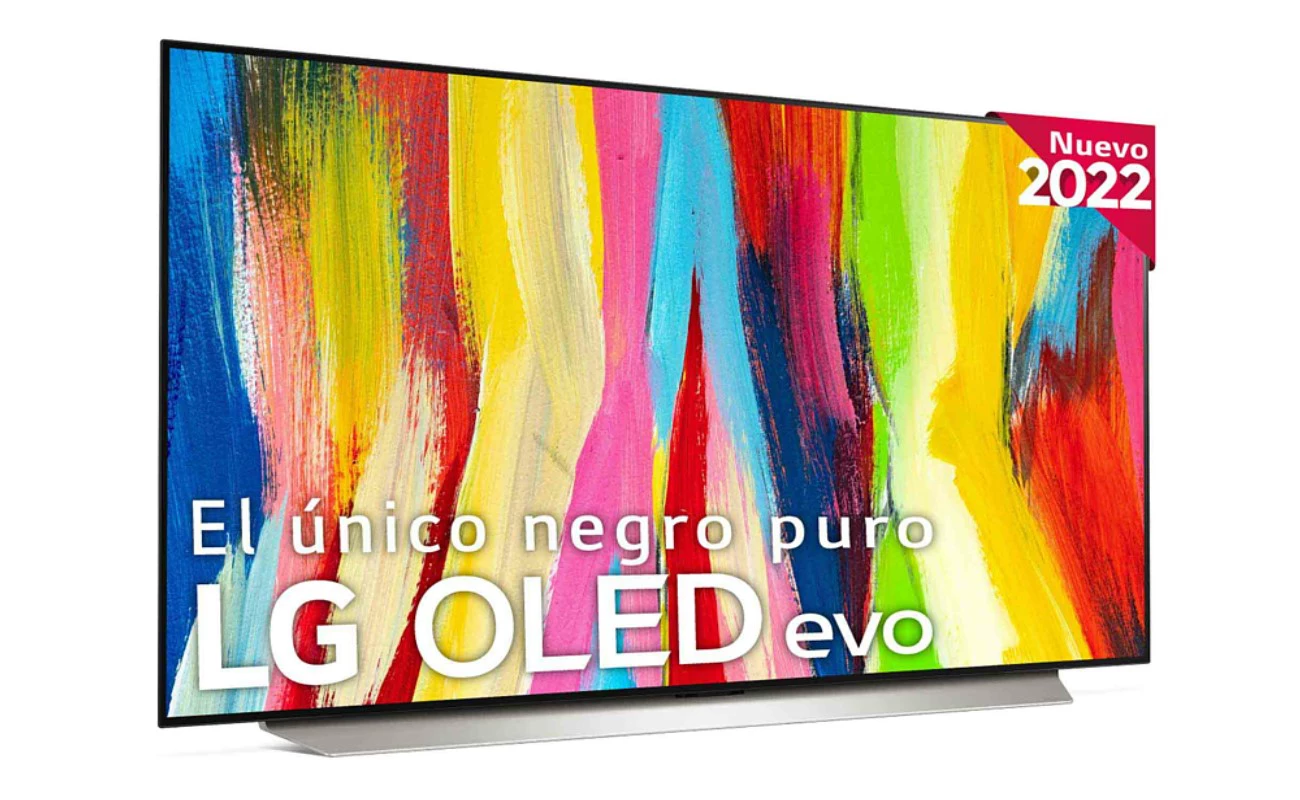 TV OLED 48" - LG OLED48C25LB, OLED 4K, Procesador Inteligente α9 Gen5 AI Processor 4K, Smart TV, DVB-T2 (H.265), Blanco