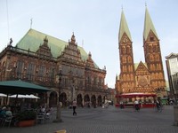 Bremen: de la Markplatz a la Calle Bottcherstrasse