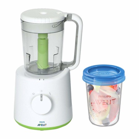 Por 68,51 euros podemos hacernos con el robot de cocina Philips Avent con 5 tarros para conservar la comida gracias a Amazon