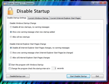 Disable Startup, evita que programas no deseados se inicien en el arranque