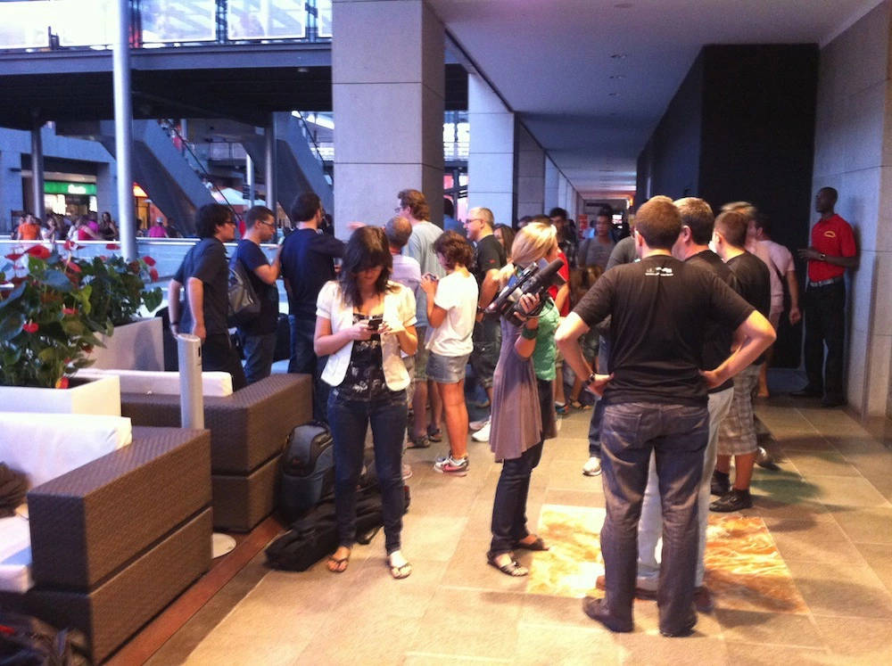 Inauguración Apple Store La Maquinista