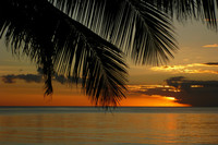 Un precioso atardecer en Samaná. Cayo Levantado