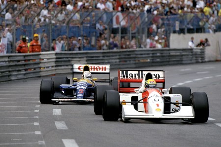 Senna Mansell Monaco 1992