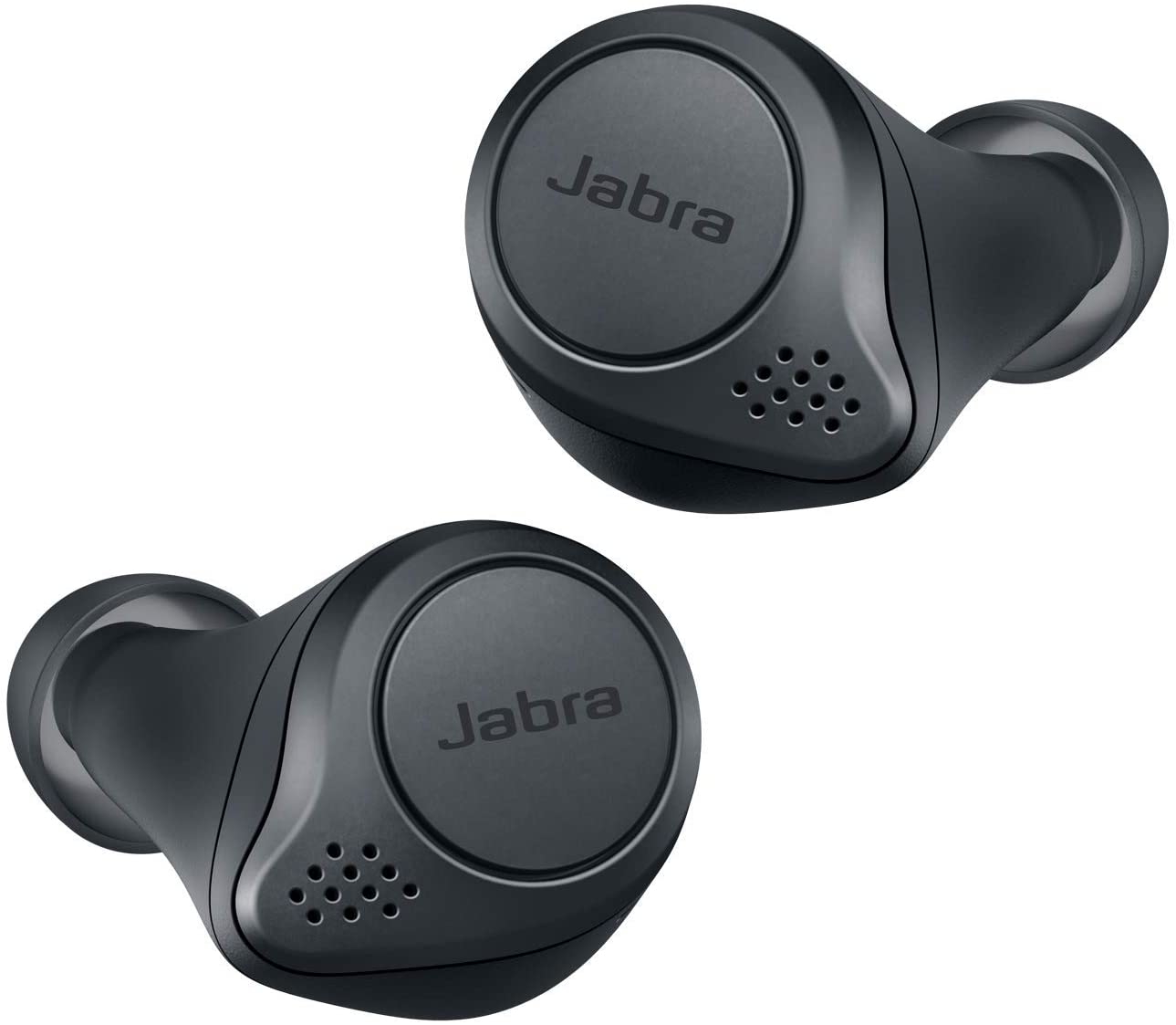 Jabra Elite Active 75t - Auriculares deportivos inalámbricos con Cancelación Activa de Ruido y batería de larga duración para llamadas y música – Gris