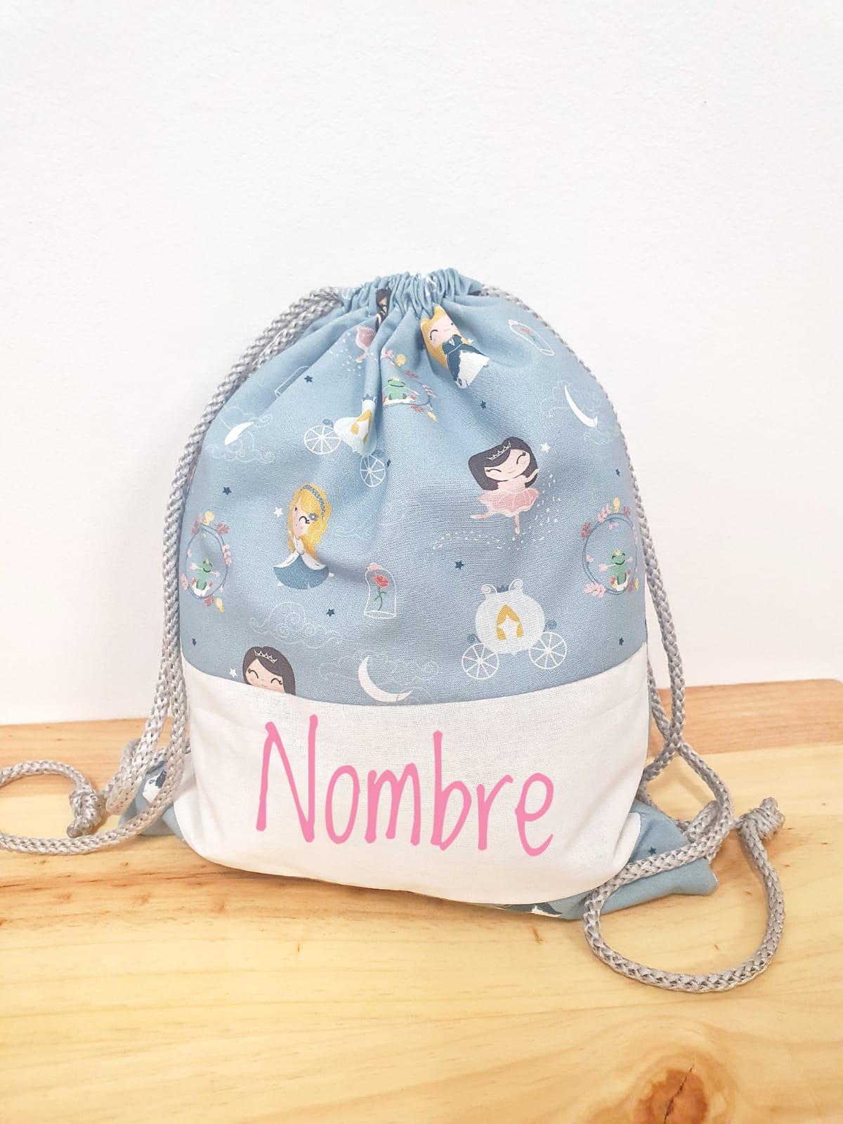 Sencilla bolsa personalizable con cordones