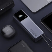 Xiaomi tiene la powerbank perfecta para utilizar con el móvil y portátil. Viene con pantalla y un cable muy práctico