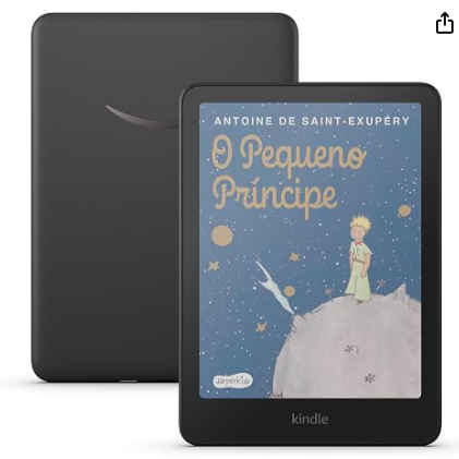 Apresentamos o Kindle Colorsoft (16 GB) - Com tela colorida e temperatura de luz ajustável - Cor Preta
