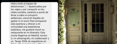 "¿No se te ha ocurrido ponerte a trabajar?": la respuesta de un restaurante de Madrid al influencer francés que quería "recorrer España sin gastar un euro" y cenar por la cara 