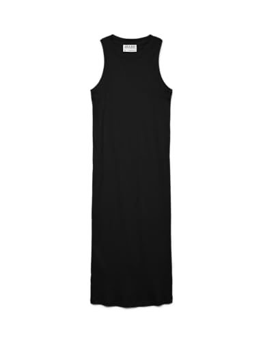Vero Moda Vmlavender Sl Calf Dress Vma Noos, Vestido Mujer, Black, S
