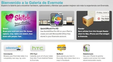 Cinco aplicaciones para personalizar el uso de Evernote
