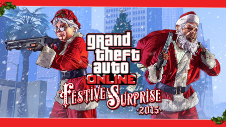 Ho, Ho, Ho... llega GTA Online Festive Surprise 2015