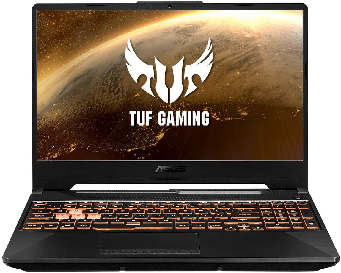 ASUS TUF Gaming F15 FX506LH-BQ030 - Portátil de 15.6" FullHD (Intel Core i7-10750H, 16 GB RAM, 1TB SSD, GeForce GTX1650 - 4GB GDDR6, Sin Sistema Operativo) Negro Hoguera - Teclado QWERTY español