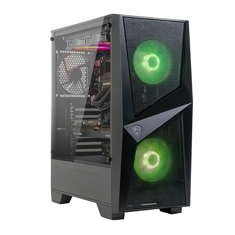COOLPC Black V - Ryzen 5 7600X / Radeon RX 9060 XT 16GB / 32GB DDR5 6000MHz / 1TB SSD
