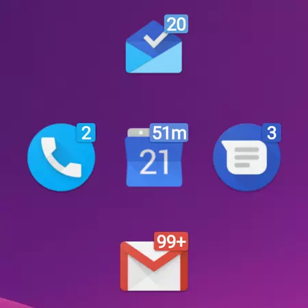 カウンターはアイコンと同じ色です