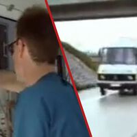 Un visionario alemán se adelantó a Elon Musk en 30 años: el primer coche autónomo fue una furgoneta blanca a 90 km/h