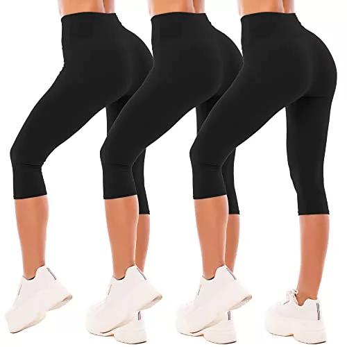 SINOPHANT Leggins Cortos Mujer Cintura Alta 