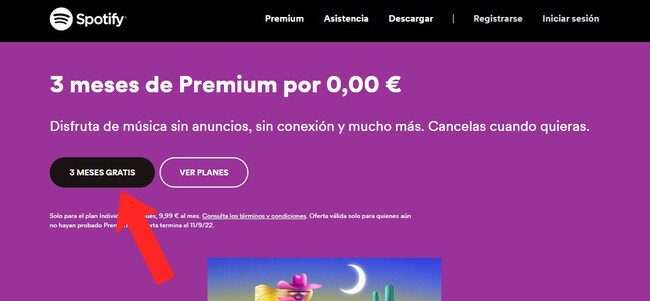 Offerta Spotify: 3 mesi premium a 0,99 euro - Play Spotify