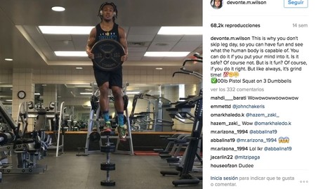 Devonte Wilson, el rey del "fitness imposible" (Vídeo)