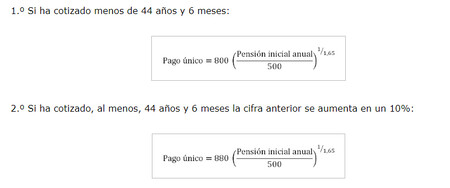 Formula Pago Unico