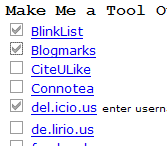 Guarda una dirección web a varios servicios de favoritos a la vez.