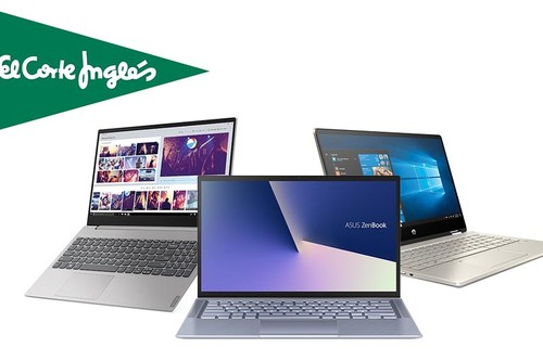 Acer, ASUS, Lenovo, MSI, HP... 17 ofertas en portátiles en El Corte Inglés, con financiación sin intereses, envío gratis o recogidas Click&Car y Click&Collect