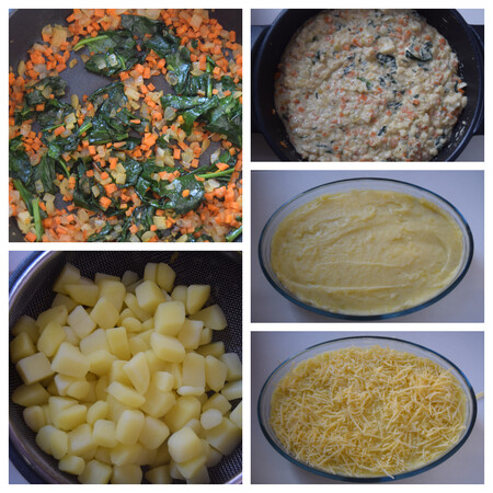 Pastel de patata y pescado