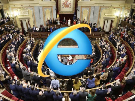 El Congreso sigue utilizando Internet Explorer, que desaparece esta semana. La solución es un parche