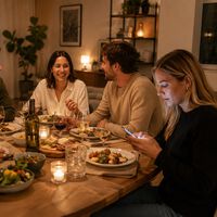 El móvil en la mesa molesta mucho más cuando lo usa otro: la norma social que todos rompemos alguna vez 