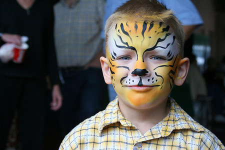 Ejemplos de maquillaje de cara para niños