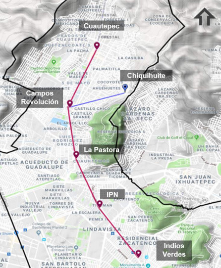 Cable Bus Ruta Mapa Cablebús: esto es lo que sabemos del teleférico que buscará disminuir ...