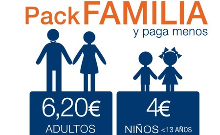 En Cinesa los niños menores de 13 años van al cine por 4 euros con el 'pack familia'
