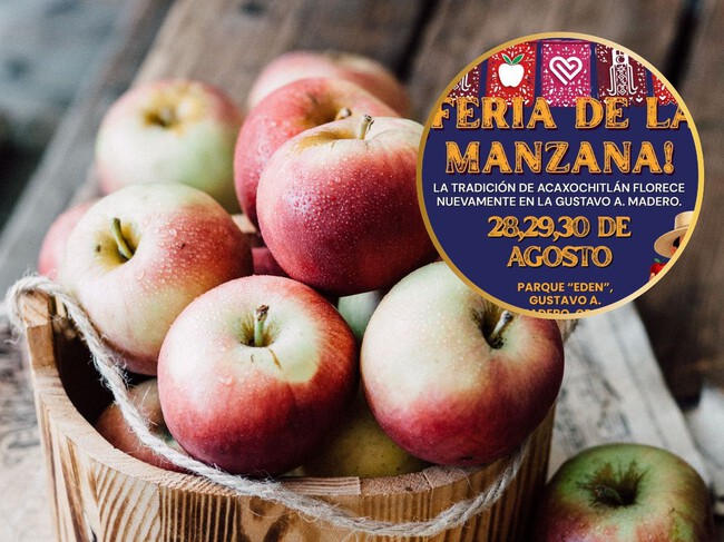 La Feria de la Manzana llega a la Alcaldía Gustavo A. Madero con productores, artesanías y sabores tradicionales como postres y sidra desde Hidalgo