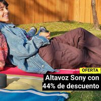 El altavoz portátil que es ideal para disfrutar del buen tiempo: es de Sony y hoy cuesta casi la mitad de su precio