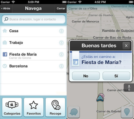 Waze 3.7, el navegador GPS social ahora se integra con tus eventos de Facebook