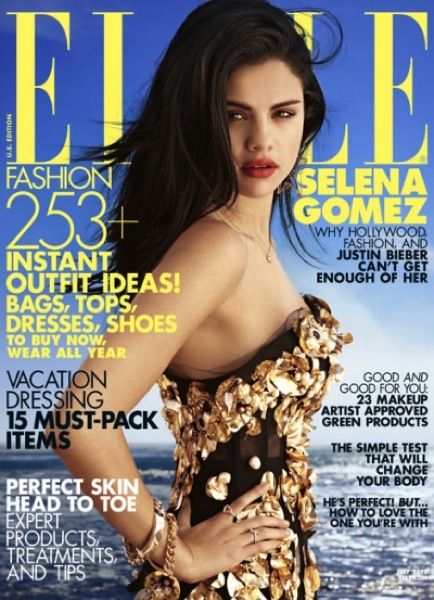 Selena Gomez, guapa al cuadrado en la portada de Elle